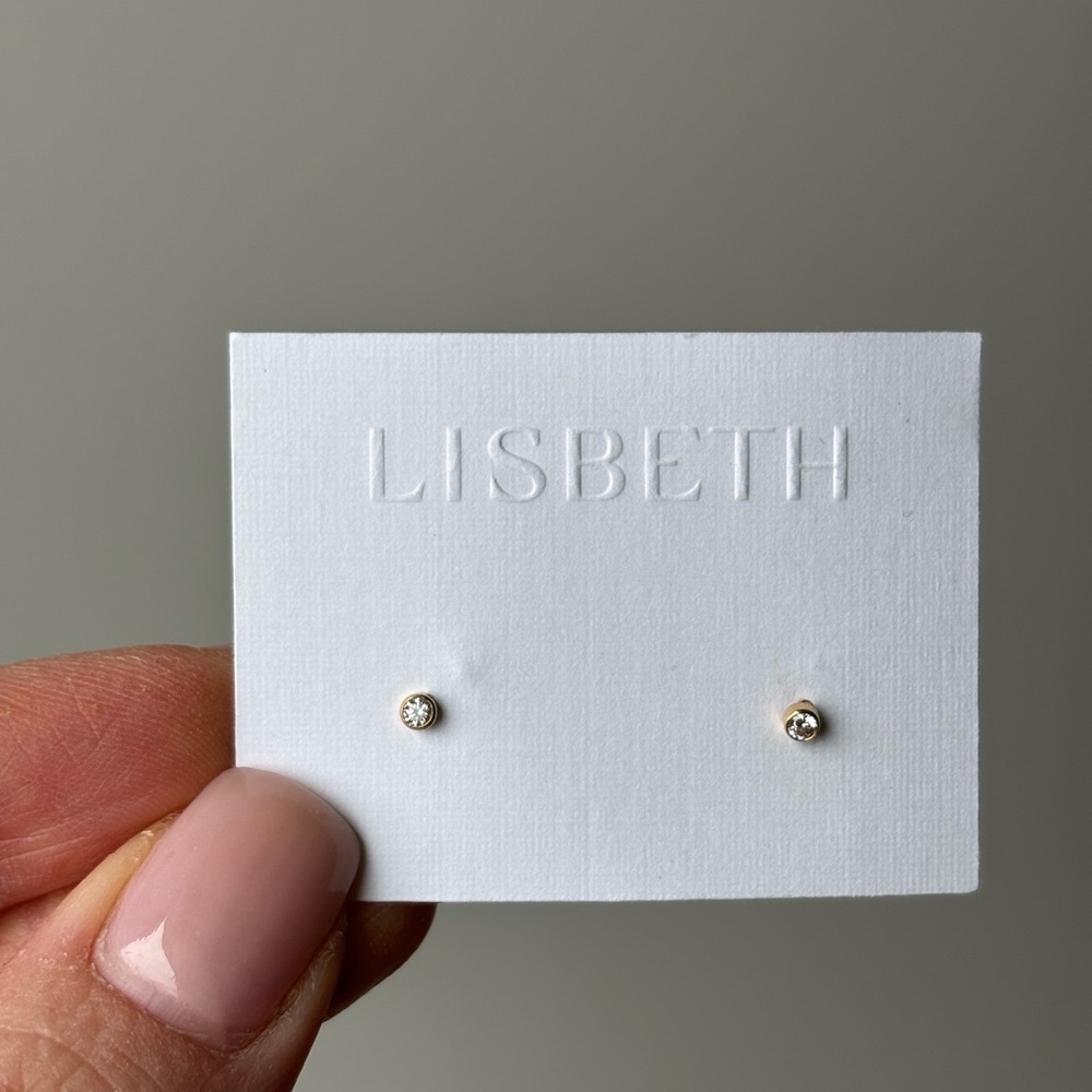 Gold Stud Earrings